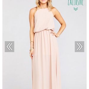 Dusty Blush Heather Maxi